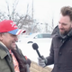 Jordan Klepper interviews a Trump supporter in Jordan Klepper Fingers The Pulse - Into The MAGAverse